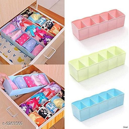 5-Grid Multipurpose Divider Storage Box | Cosmetic, Jewelry & Kitchen Organizer | Random Colors - Image 6