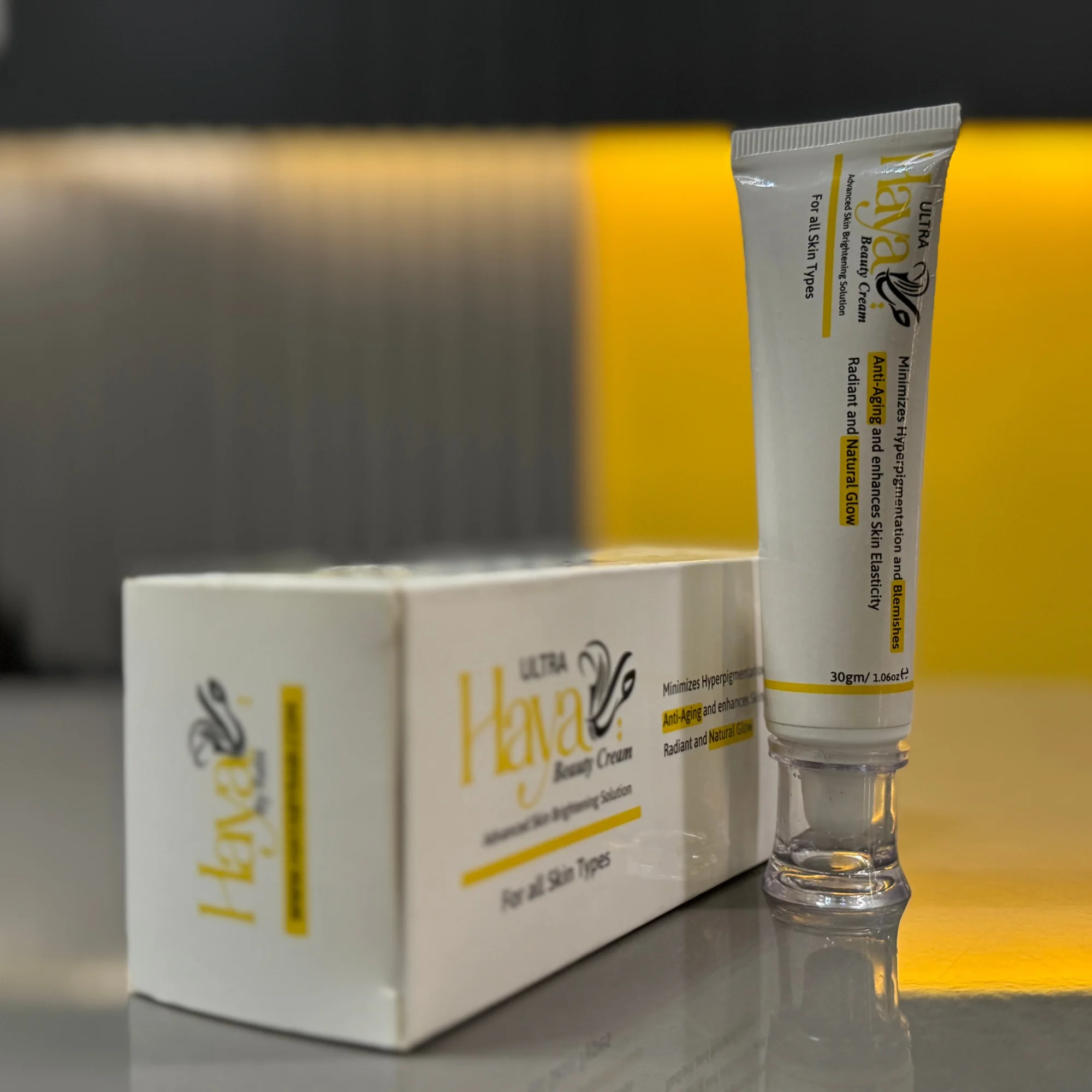 Haya Ultra Beauty Cream | Advanced Skin Brightening Solution for All Skin Types 30gm - Image 3