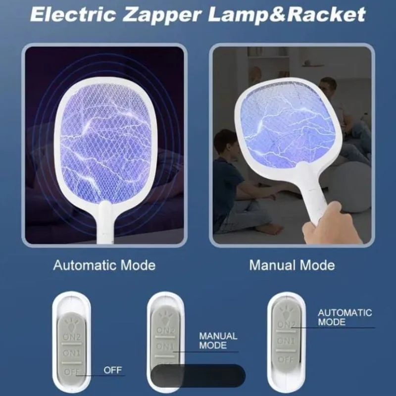 Nova USB Rechargeable Mosquito Racket | ME-903 Model | | Electric Insect Killer Swatter | For Indoor & Outdoor Use - Image 3