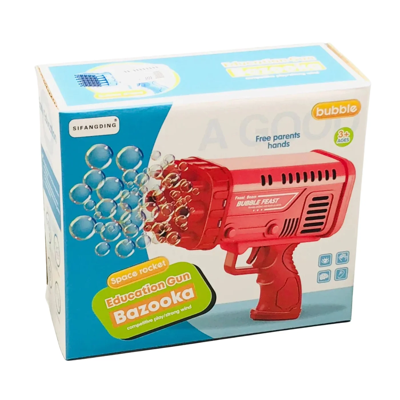 Bazooka Bubble Water Gun | Bubble Blaster Toy for Kids | Outdoor Fun - Image 3