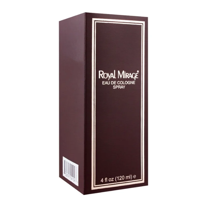 Royal Mirage Eau De Cologne Spray 120ml | Refreshing Long-Lasting Unisex Perfume - Image 6