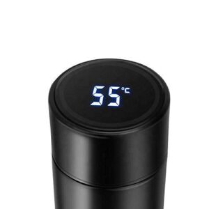 Temperature Display Thermos Water Bottle 500ML Stainless Steel Insulated Hot and Cold Flask with LED Display (Random Colors)