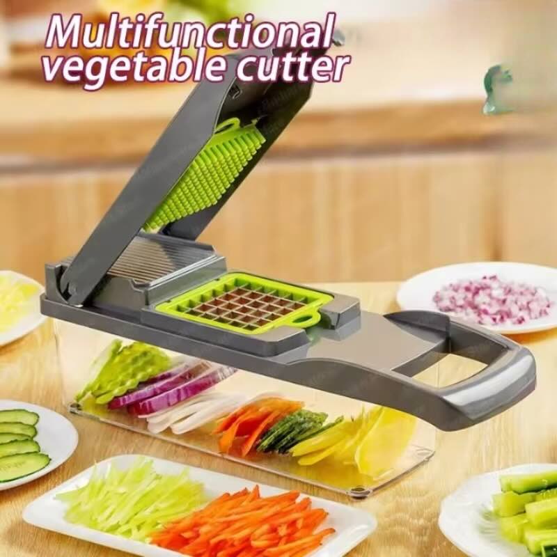 14-in-1 Mandoline Slicer & Vegetable Chopper | Multifunctional Food Cutter & Grater - Image 4