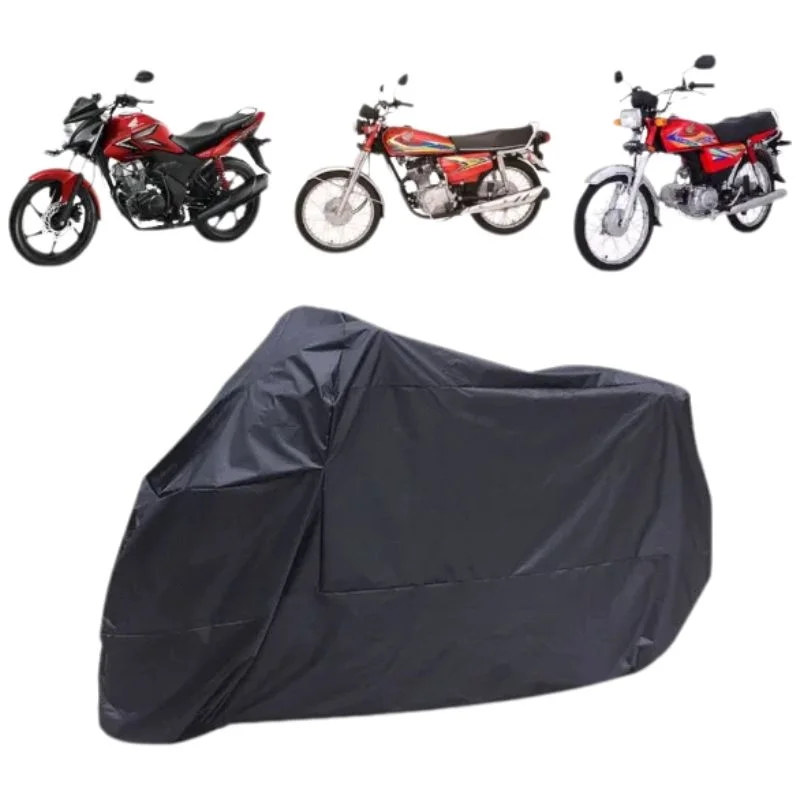 Bike Cover Dust & Water Proof | Universal 70CC Scratch & Rust Protection Cover | Random Color - Image 3