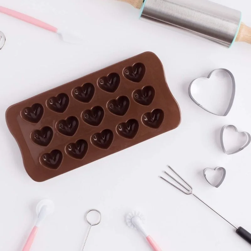 Silicone Chocolate Molds Shapes | Non-Stick Candy & Cake Making Mold for Kids & Adults | Random Shapes - Image 5