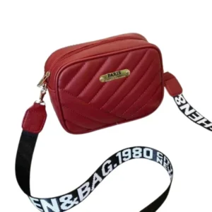 Maroon Leather Handbag for Girls & Women | Stylish Shoulder & Crossbody Bag | Daily Use & Gift