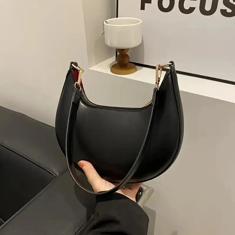 Black Luxury Fashion Hand Bag for Girls & Ladies | Stylish Shoulder & Crossbody Bag | Long Strap - Image 3