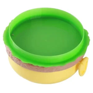 Hamburger Shaped Kids Lunch Box | Portable Multi-Layer Food Container for School & Travel