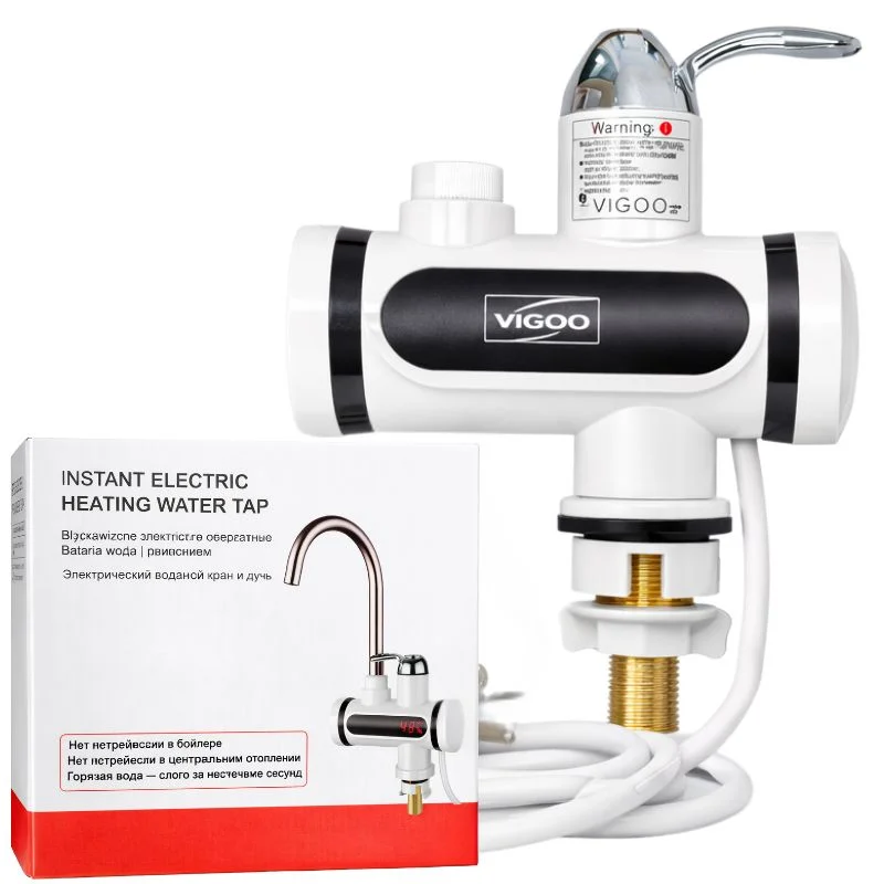 Premium Electric Instant Heating Faucet | Digital Temperature Display | Metal handle | Kitchen & Bathroom Hot Water Tap - Image 4
