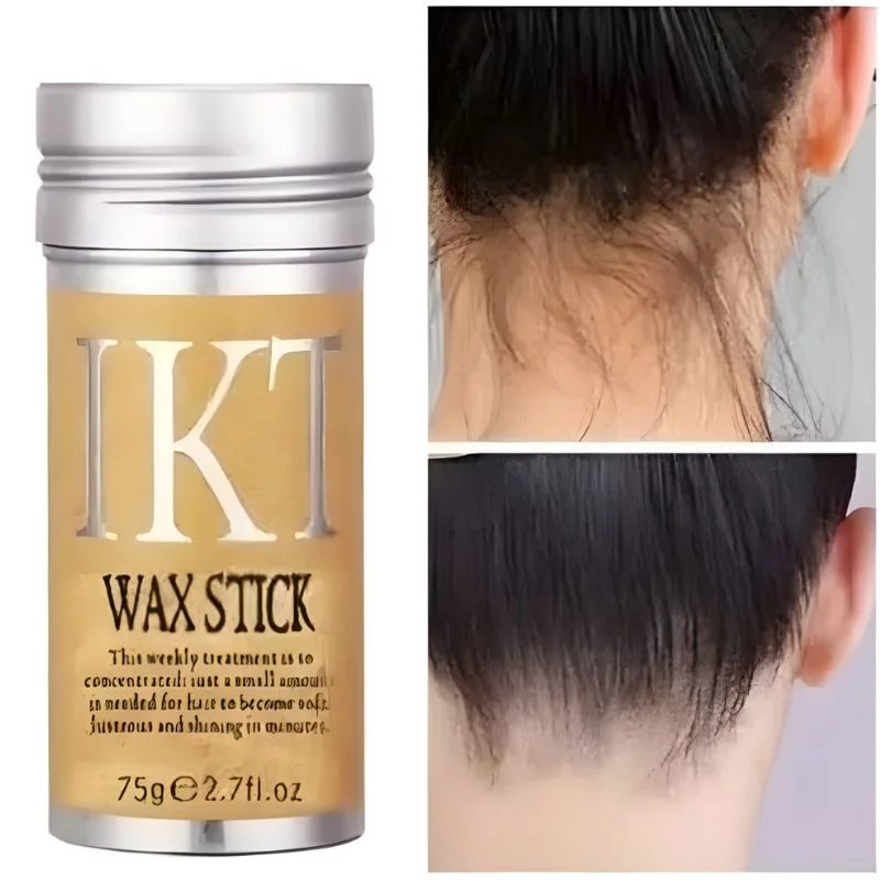 IKT Hair Wax Stick | Strong Hold Styling Gel Cream for Men Women & Kids | Frizz Control Edge & Fluffy Hair Setter - Image 6