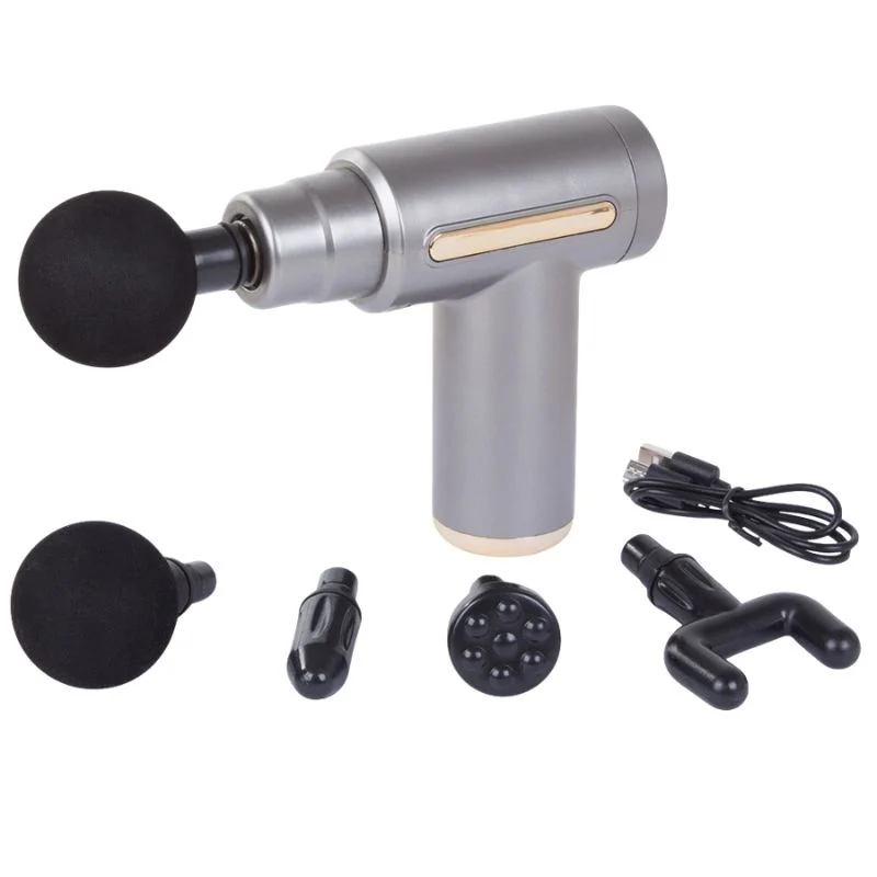 Deep Tissue Muscle Massage Gun | Fascia Relaxation Massage Gun with 6 Speed Levels & 4 Massage Heads | Random Color - Image 8
