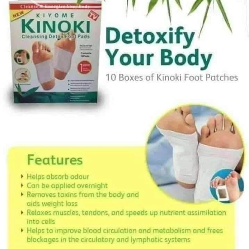 Kinoki Detox Foot Pads | Natural Cleansing Foot Patches for Stress Relief & Better Sleep - Image 3