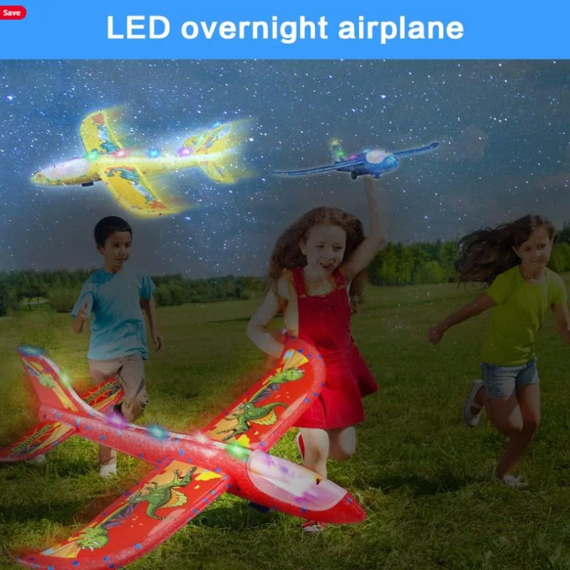 Catapult Gun Aircraft Toy for Kids | Foam Airplane Launcher Glider Flying Toy 2-in-1 - Image 3