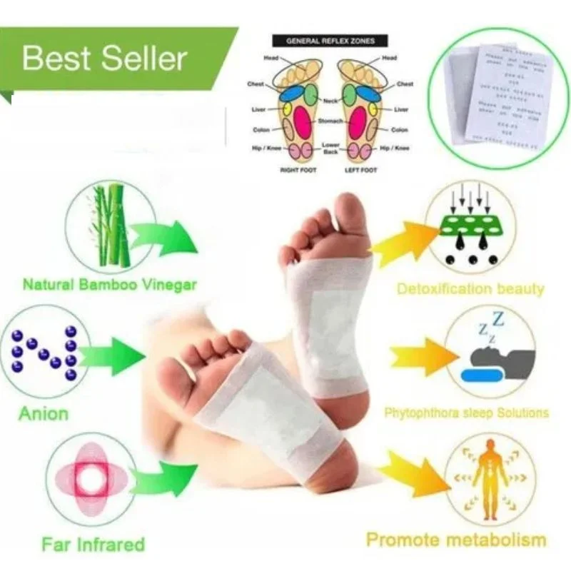 Kinoki Detox Foot Pads | Natural Cleansing Foot Patches for Stress Relief & Better Sleep - Image 4