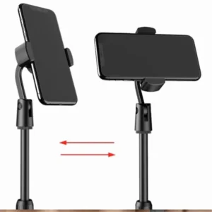Adjustable Mobile Phone Stand with Flexible Gooseneck Arm | For Recording, Live Streaming & Video Calls | Stable Desk Mount Stand