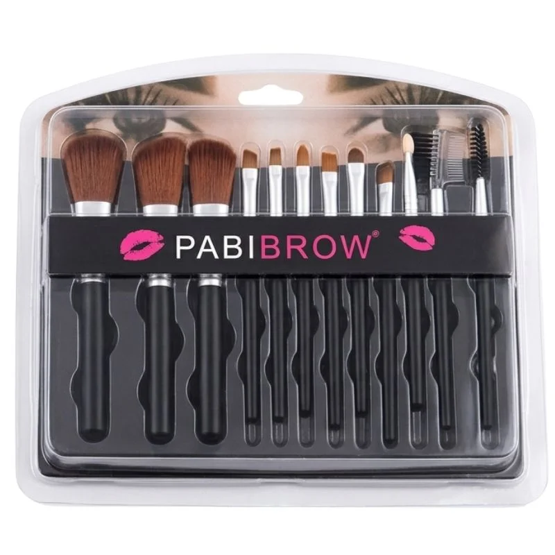 Makeup Brush Set – 12-Piece Professional Makeup Tool Kit | Soft, High-Quality Synthetic Bristles | Huada | Fit Me | Pabibrow - Image 7