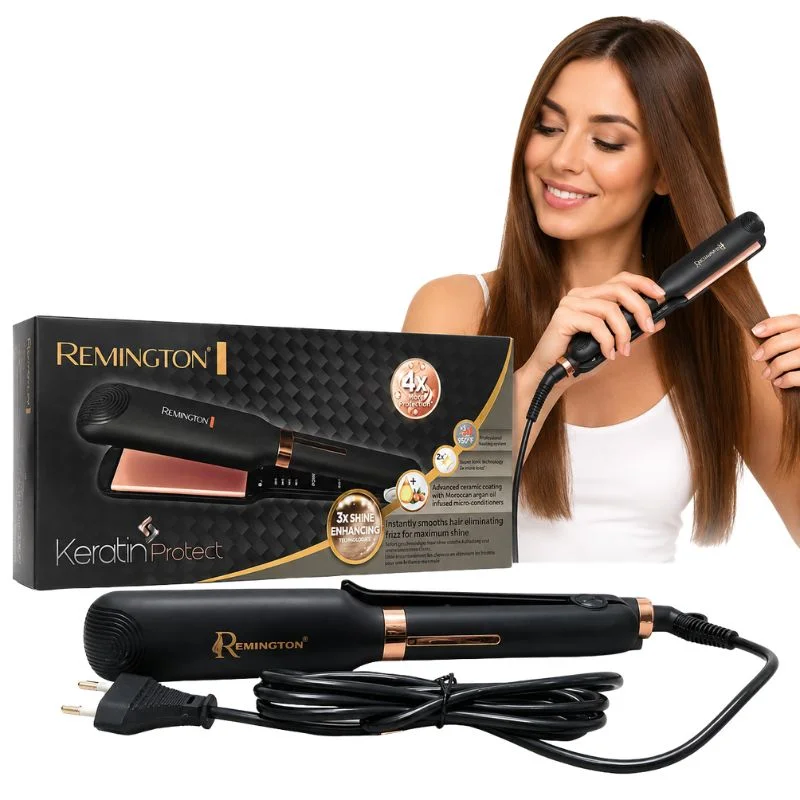 Remington Keratin Protect Intelligent Hair Straightener | Model FR-2028 | Advanced Ceramic Plates & Heat Protection Sensor - Image 5