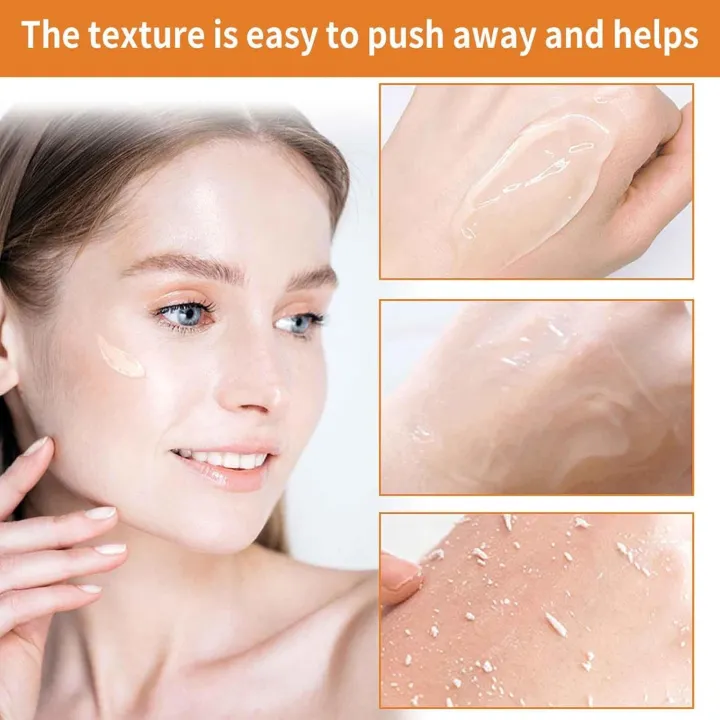 Orange Enzymes Exfoliating Brightening Gel LF16-35 | Gentle Face Scrub for Glowing Skin - Image 4