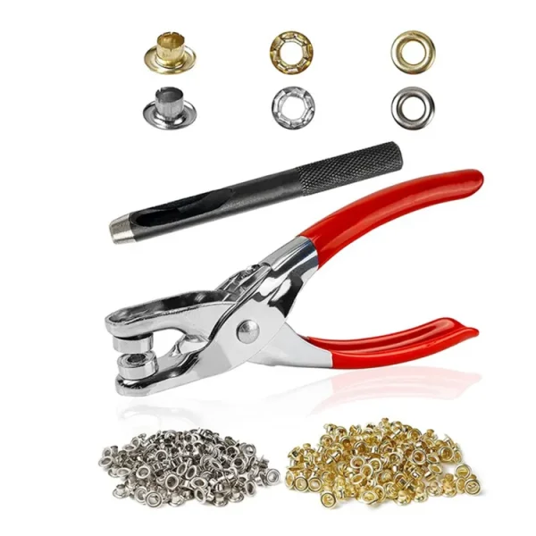 Metal Hand Press Tich Button Fixer Machine with 25 Snap Buttons | Durable & Easy-to-Use DIY Tool - Image 3