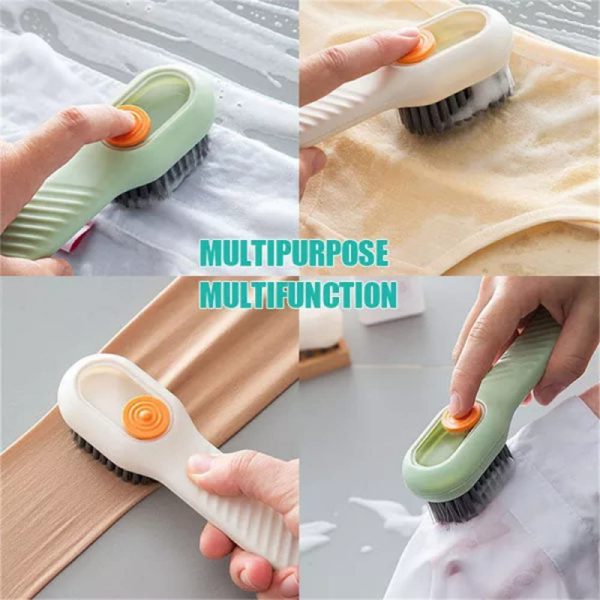Shoe Brush with Liquid Dispensing | Multi-Purpose Cleaning Tool - Image 3