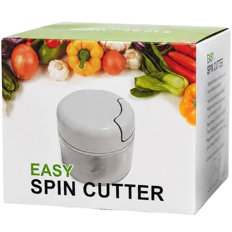 Manual Mini Hand Pull Food Chopper | Spin Cutter Vegetable & Fruit Chopper | Food Processor for Onion, Garlic, Salad & Kitchen Use - Image 5