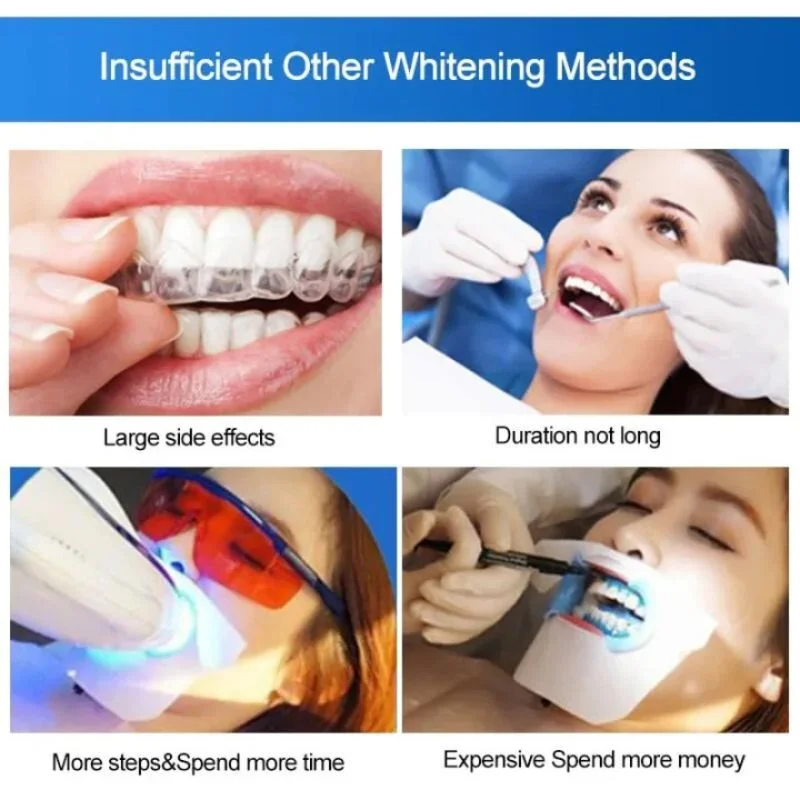 Gegemoon 7D Teeth Whitening Strips | Professional 7-Day Whitening Kit | Enamel Safe Teeth Whitening Strips | Deep Stain Removal | Mint Flavor | 7 Pairs - Image 4