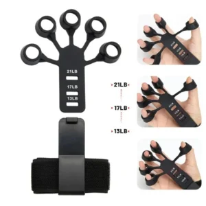 Adjustable Hand Grip Strengthener | Finger Exerciser & Hand Therapy Trainer | Grip Strength Trainer for Fitness, Rehabilitation & Arthritis Relief