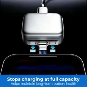 Automatic Charging Disconnector | Model LX-007 | Smart Auto Power Cut-Off Battery Protector | Type-C to Type-C Fast Charging Guardian