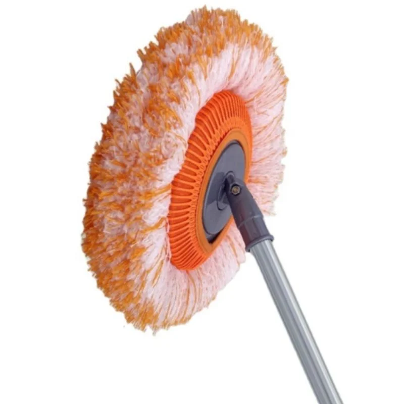 Sunflower Shape Cleaning Mop | 360° Rotating Extendable Microfiber | For Walls, Floors, Bathroom, Windows & Car Cleaning - Image 5