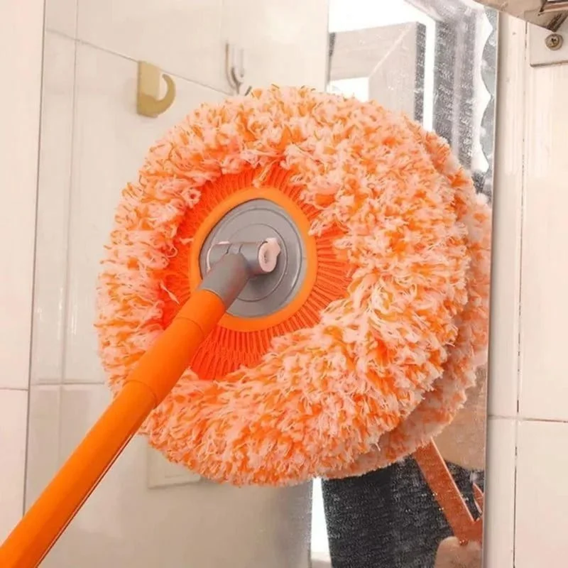 Sunflower Shape Cleaning Mop | 360° Rotating Extendable Microfiber | For Walls, Floors, Bathroom, Windows & Car Cleaning - Image 4
