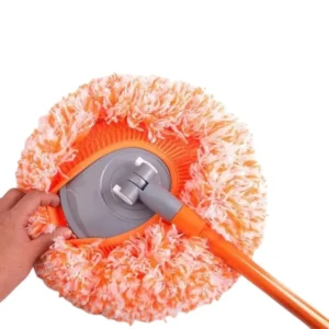 Sunflower Shape Cleaning Mop | 360° Rotating Extendable Microfiber | For Walls, Floors, Bathroom, Windows & Car Cleaning