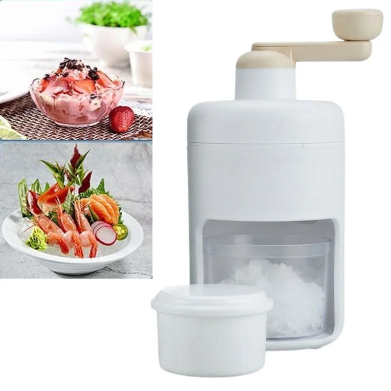 Portable Manual Ice Shaver | Snow Cone & Slush Maker | Stainless Steel Blades | Ice Shaving Machine for Home, Kitchen & Camping - Image 6